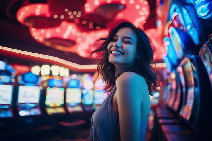Slot game reel layout with payline indicators on 3dbet slot